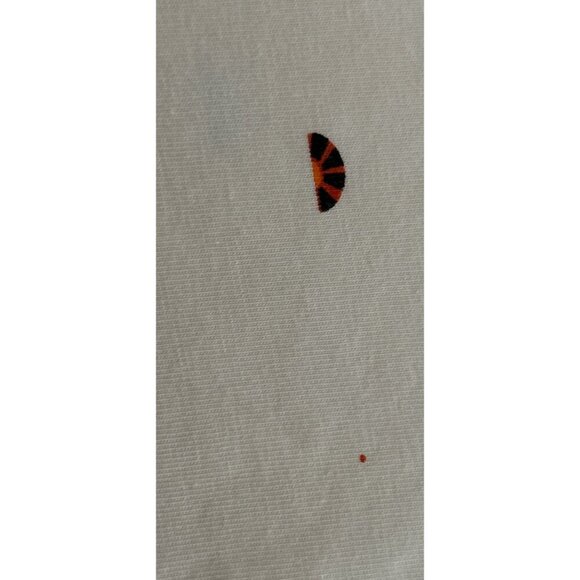 Scotch & Soda Cream T-Shirt With Taco Print Cotton/Elastane Blend Mens Size M - Picture 7 of 8